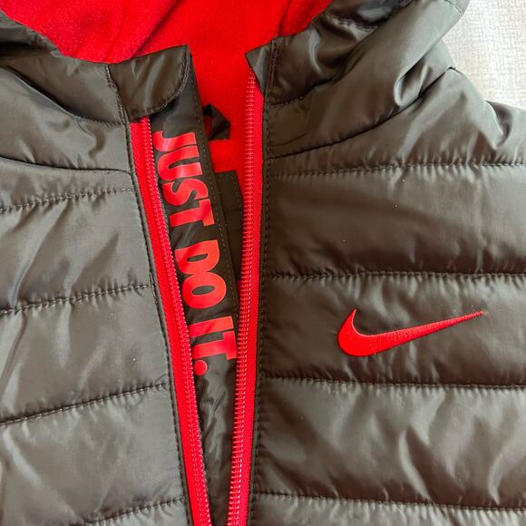 Boys Nike Full Zip Puffer Jacket Size 2T - Picture 3 of 5
